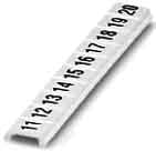 Phoenix Contact - Repère de borne en bande ZBF 5,LGS:FORTL.ZAHLEN 21-30