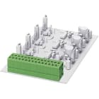 Phoenix Contact - Bornier C.I 1p, pas: 5 mm, 2.5 mm², 24 A, 400 V - FRONT 2,5-V/SA 5