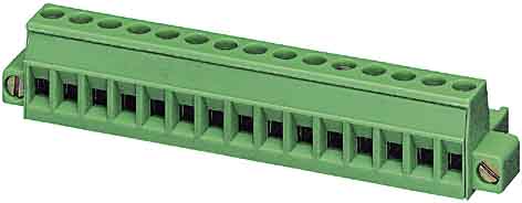 Phoenix Contact - Fiche débrochable 8p, pas: 5 mm, 2.5 mm², 12 A, 320 V - MSTB 2,5/ 8-STF