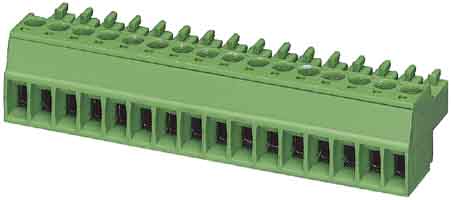 Phoenix Contact - Fiche débrochable 6p, pas: 3.5 mm, 1.5 mm², 8 A, 160 V - MC 1,5/ 6-ST-3,5
