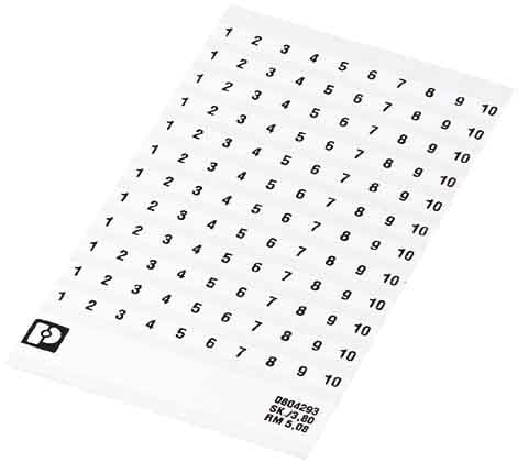 Phoenix Contact - Repérage de borne SK 5,08/3,8:FORTL.ZAHLEN 41-50