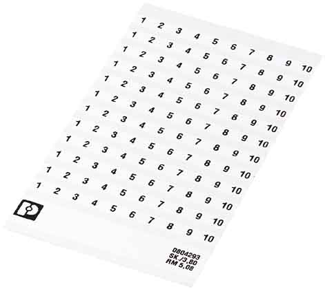 Phoenix Contact - Repérage de borne SK 5,08/3,8:FORTL.ZAHLEN 91-100