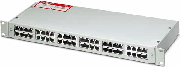 Phoenix Contact - D-LAN-19"-8 - DATATRAB - Rack 19" - Protection pour 8 ports ETHERNET CAT 5E
