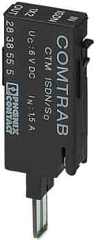 Phoenix Contact - CTM ISDN - Fiche de protection 1 paire pour ligne RNIS Imax: 10kA - Uc: 6V