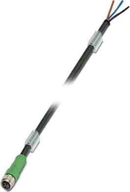 Phoenix Contact - Câble capt./act., 3 pôles, PUR, M8 femelle droit, Ext. Libre, A, 10 m
