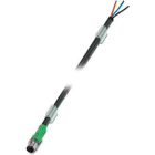 Phoenix Contact - Câble capt./act., 3 pôles, PUR, M8 mâle droit, Ext. Libre, A, 1,5 m