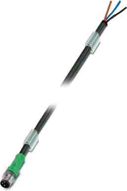 Phoenix Contact - Câble capt./act., 3 pôles, PUR, M8 mâle droit, Ext. Libre, A, 3 m