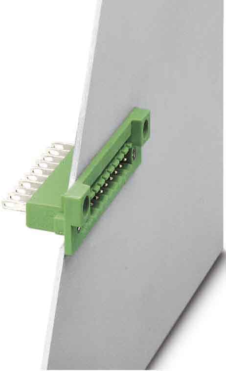Phoenix Contact - Embase en traversée de paroi 3p, pas: 5 mm, 2.5 mm², 12 A, 320 V - DFK-MSTB 2.5/