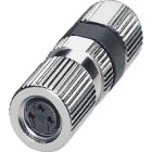 Phoenix Contact - Connecteur M8, cod. A, femelle droit, 3P, Piercecon, non blindé, diam. 3 à 5 mm