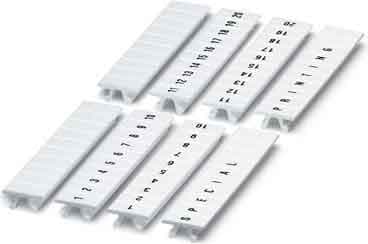 Phoenix Contact - Repère de borne en bande ZB 4/WH-100:UNBEDRUCKT