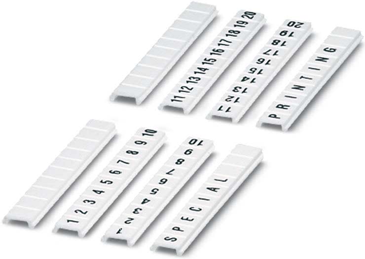 Phoenix Contact - Repère de borne en bande ZBF 4/WH-100:UNBEDRUCKT