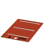 Phoenix Contact - US-EMLP (85,6X54) RD - Repérage d'appareil autocollant US-EMLP (85,6X54) RD