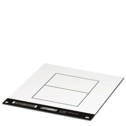 Phoenix Contact - LS-EMLP (100X60) WH CUS - Etiquette autocollante rigide pour appareil
