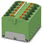 Phoenix Contact - PTFIX 12X4-G GN - Bloc répartiteur PTFIX