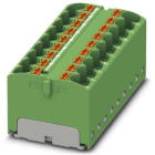 Phoenix Contact - PTFIX 18X4-G GN - Bloc répartiteur PTFIX