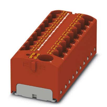 Phoenix Contact - PTFIX 10/18X4-G RD - Bloc répartiteur PTFIX