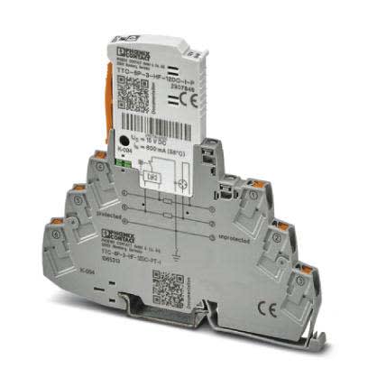 Phoenix Contact - Parafoudre débrochable D1/C2 - 3 fils HF 12VDC Push-in