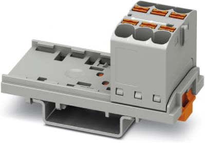 Phoenix Contact - PTFIX 18X4-NS35 RD - PTFIX 18X4-NS35 RD - Bloc répartiteur PTFIX