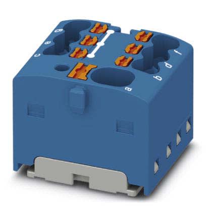 Phoenix Contact - PTFIX 4/6X1,5-G BU - PTFIX 4/6X1,5-G BU - Bloc répartiteur PTFIX