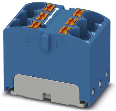 Phoenix Contact - PTFIX 6X4 BU - Bloc répartiteur PTFIX