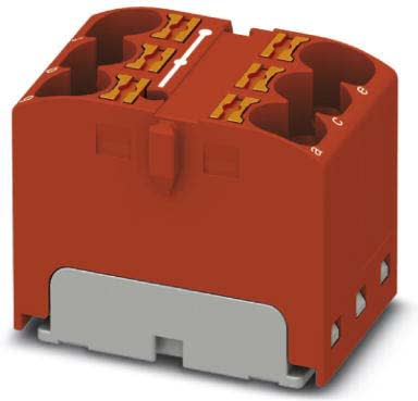 Phoenix Contact - PTFIX 6X4-G RD - Bloc répartiteur PTFIX