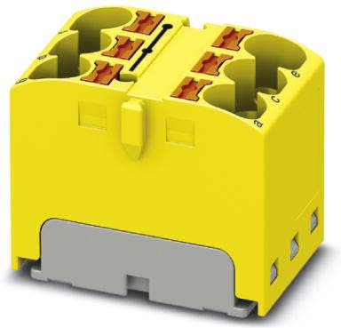 Phoenix Contact - PTFIX 6X4 YE - Bloc répartiteur PTFIX