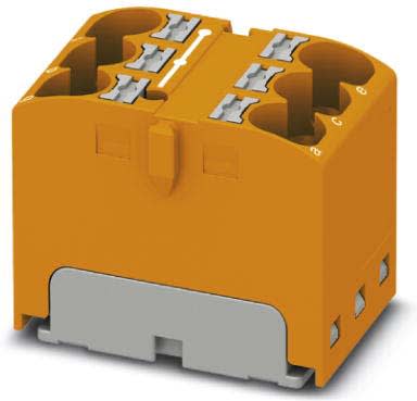 Phoenix Contact - PTFIX 6X4-FE-G - Bloc répartiteur PTFIX