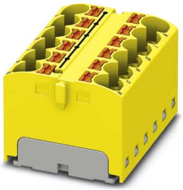 Phoenix Contact - PTFIX 12X4 YE - Bloc répartiteur PTFIX