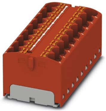 Phoenix Contact - PTFIX 18X4 RD - Bloc répartiteur PTFIX