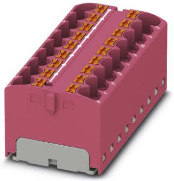 Phoenix Contact - PTFIX 18X4 PK - Bloc répartiteur PTFIX