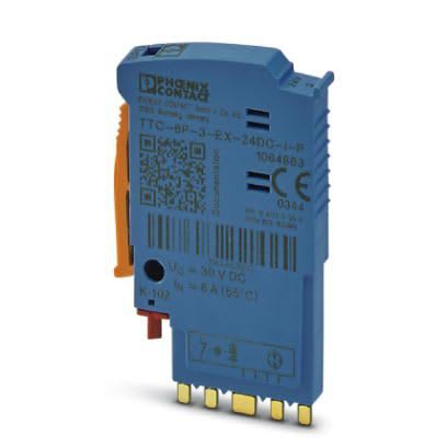 Phoenix Contact - TTC-6P-3-EX-24DC-I-P - Fiche Parafoudre TERMITRAB 3 fils 24VDC Ex