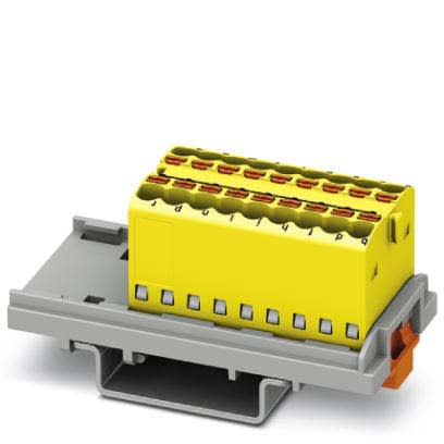 Phoenix Contact - PTFIX 18X1,5-NS35 YE - PTFIX 18X1,5-NS35 YE - Bloc répartiteur PTFIX