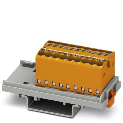 Phoenix Contact - PTFIX 18X1,5-NS35 OG - Bloc répartiteur PTFIX