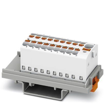 Phoenix Contact - PTFIX 4/18X1,5-NS35 WH - Bloc répartiteur PTFIX