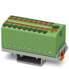 Phoenix Contact - PTFIX 6/18X2,5-NS35 GN LQ - Bloc répartiteur PTFIX
