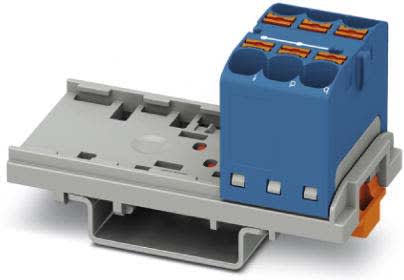 Phoenix Contact - PTFIX 6X4-NS35 BU - Bloc répartiteur PTFIX
