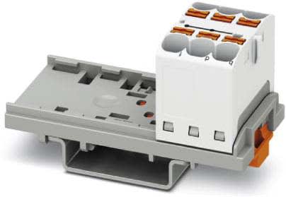 Phoenix Contact - PTFIX 6X4-NS35 WH - Bloc répartiteur PTFIX