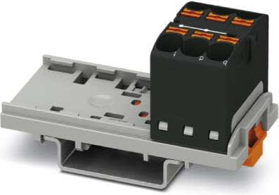 Phoenix Contact - PTFIX 6X4-NS35 BK - Bloc répartiteur PTFIX