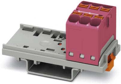 Phoenix Contact - PTFIX 6X4-NS35 PK - Bloc répartiteur PTFIX