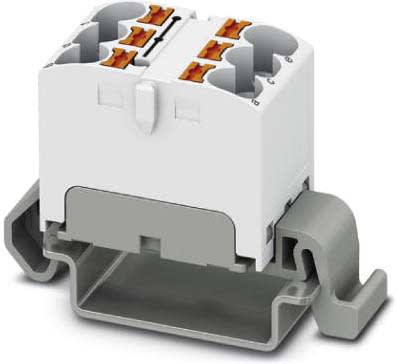 Phoenix Contact - PTFIX 6X4-NS35A WH - Bloc répartiteur PTFIX