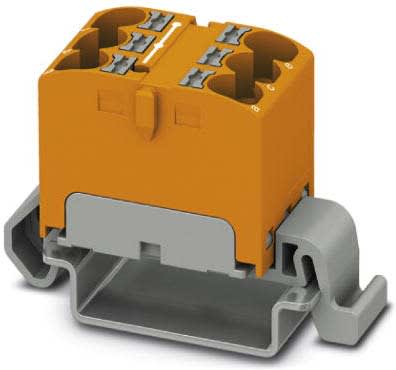 Phoenix Contact - PTFIX 6X4-NS35A OG - Bloc répartiteur PTFIX