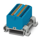 Phoenix Contact - PTFIX 18X2,5-NS35A BU - PTFIX 18X2,5-NS35A BU - Bloc répartiteur PTFIX