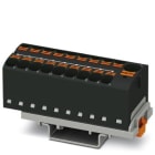 Phoenix Contact - PTFIX 10/18X4-NS35 BK - PTFIX 10/18X4-NS35 BK - Bloc répartiteur PTFIX