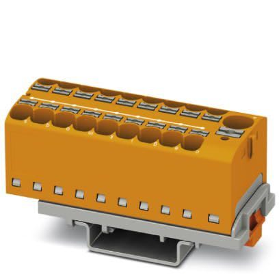 Phoenix Contact - PTFIX 10/18X4-NS35 OG - Bloc répartiteur PTFIX