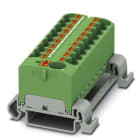 Phoenix Contact - PTFIX 10/18X4-NS35A GN - Bloc répartiteur PTFIX