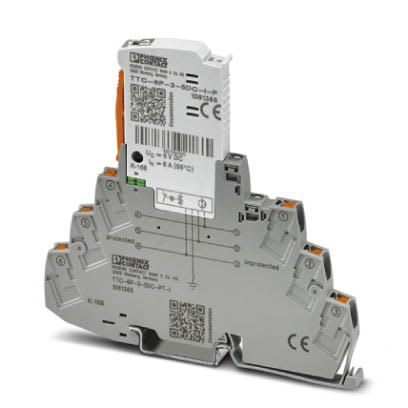 Phoenix Contact - TTC-6P-3-5DC-PT-I -  Parafoudre débrochable D1/C2 -  3 fils 5 VDC   Push-in