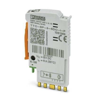 Phoenix Contact - TTC-6P-3-5DC-I-P - Fiche  Parafoudre TERMITRAB 3 fils 5 VDC