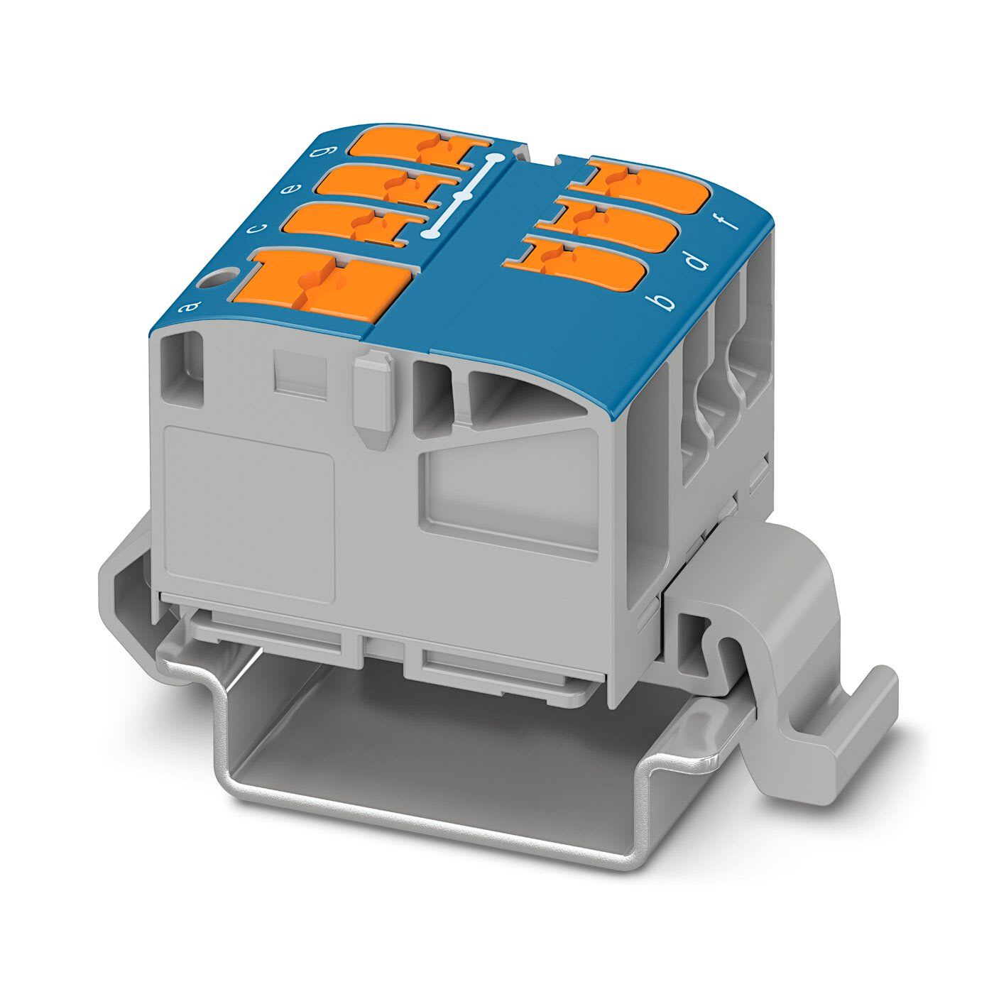 Phoenix Contact - PTVFIX 6/6X2,5-NS35A BU - Bloc répartiteur PTFIX