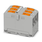 Phoenix Contact - PTVFIX 6X2,5-G GY - Bloc répartiteur PTFIX