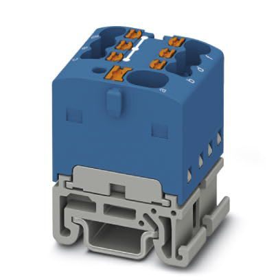 Phoenix Contact - PTFIX 4/6X1,5-NS15A BU - PTFIX 4/6X1,5-NS15A BU - Bloc répartiteur PTFIX